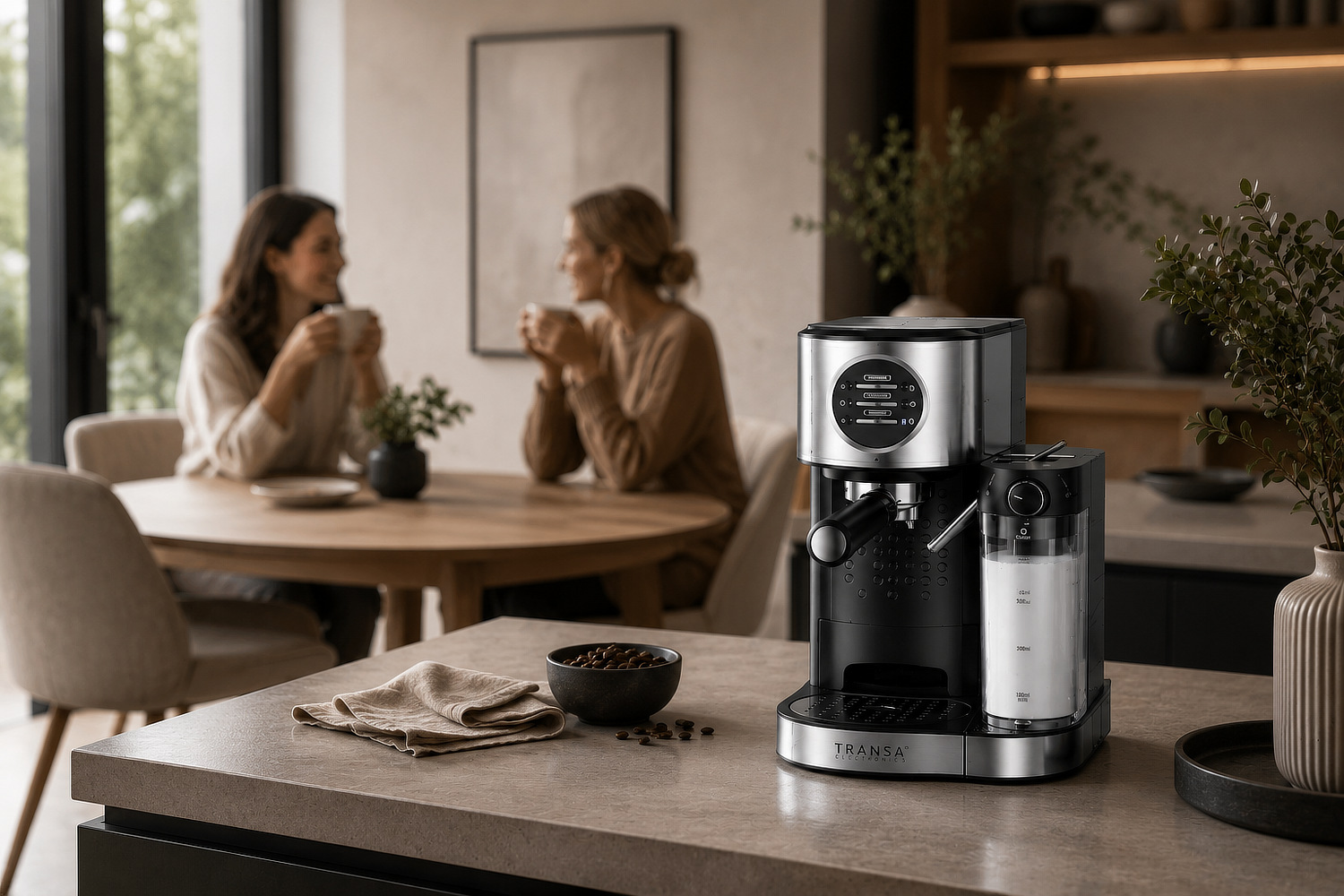 Automatyczny system spieniania mleka w ekspresie MultiCoffee TE-72